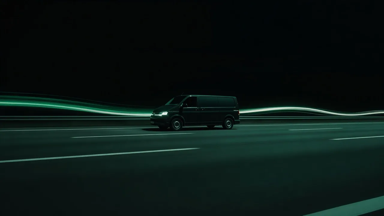 Diskreter, schneller Waffentransport bei Nacht